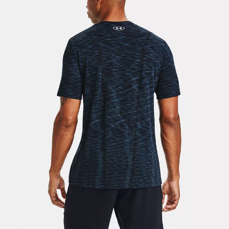 Under Armour Seamless Short Sleeve T-shirt 'College Navy' 1347751-408 sold by KicksCrew product image thumbnail 4