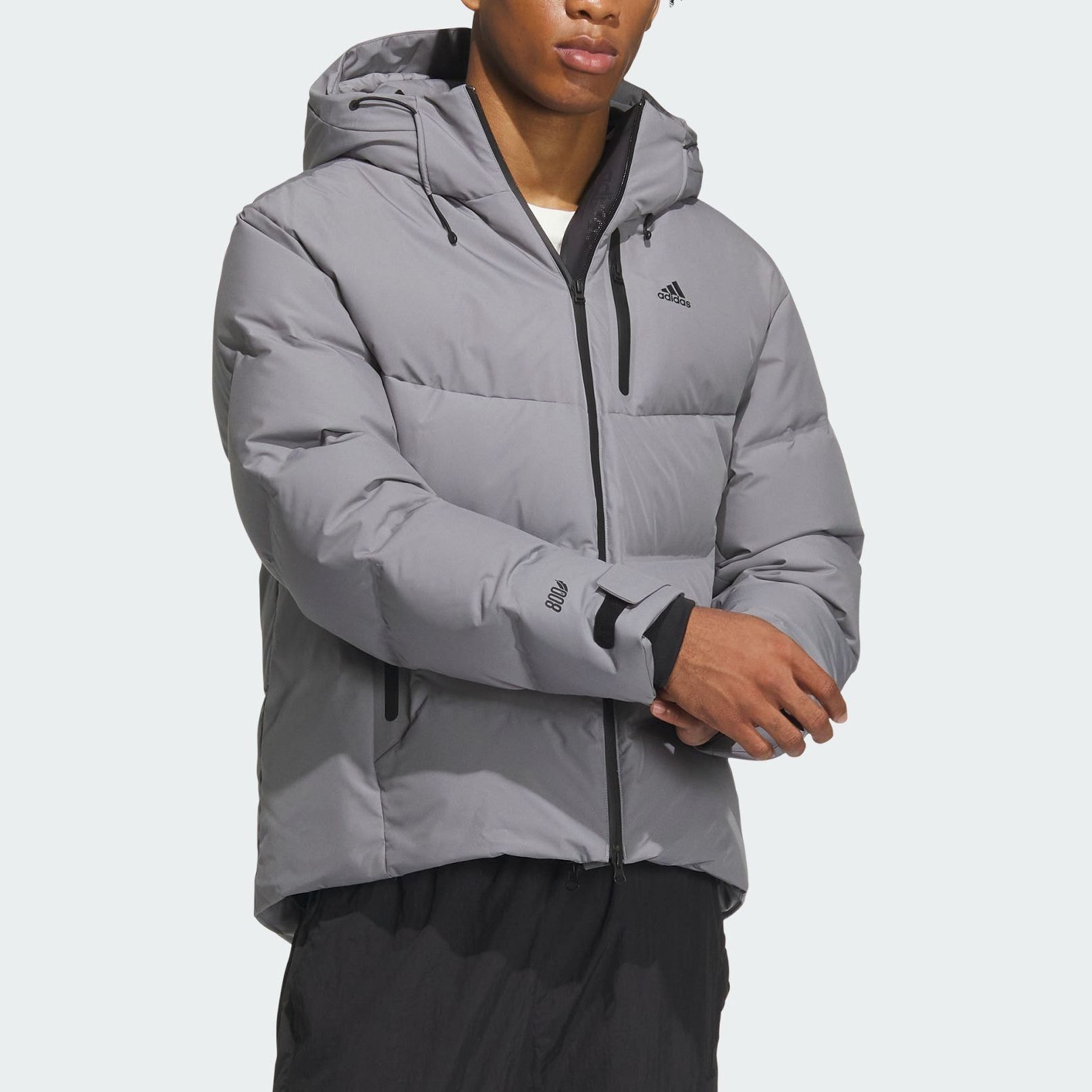 adidas Down Jacket 'Grey' IW0784 sold by KicksCrew product image thumbnail 2