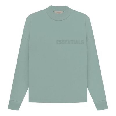 Fear of God Essentials SS23 Long Sleeve Logo Tee 'Sycamore' 125BT222011F sold by KicksCrew