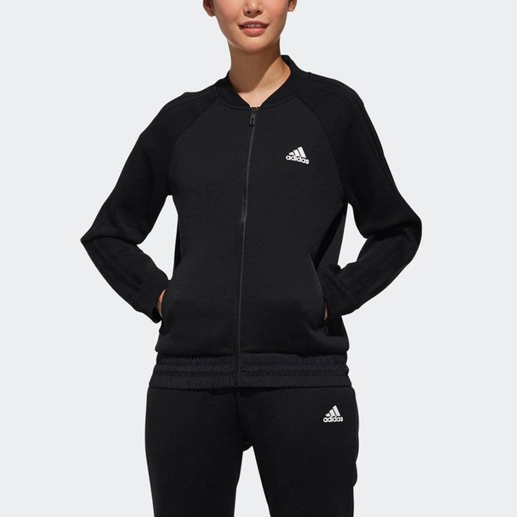 (WMNS) Adidas Bomber Knitted Brand 'Black' DW4568 sold by KicksCrew product image thumbnail 2