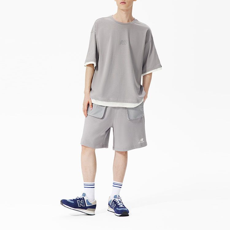 New Balance Sport Classic T-Shirt 'Grey White' AMT22363-SDE sold by KicksCrew product image thumbnail 3