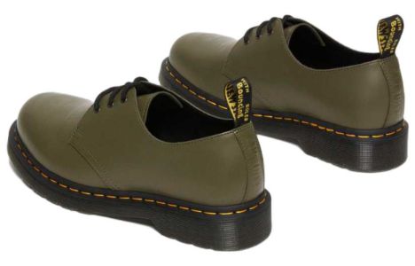 Dr.Martens 1461 AAPE Smooth Leather Oxford Shoes 'Olive Green' 27984355 sold by KicksCrew