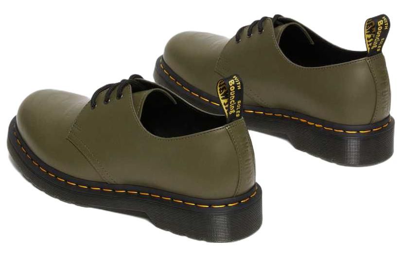 Dr.Martens 1461 AAPE Smooth Leather Oxford Shoes 'Olive Green' 27984355 sold by KicksCrew product image thumbnail 5