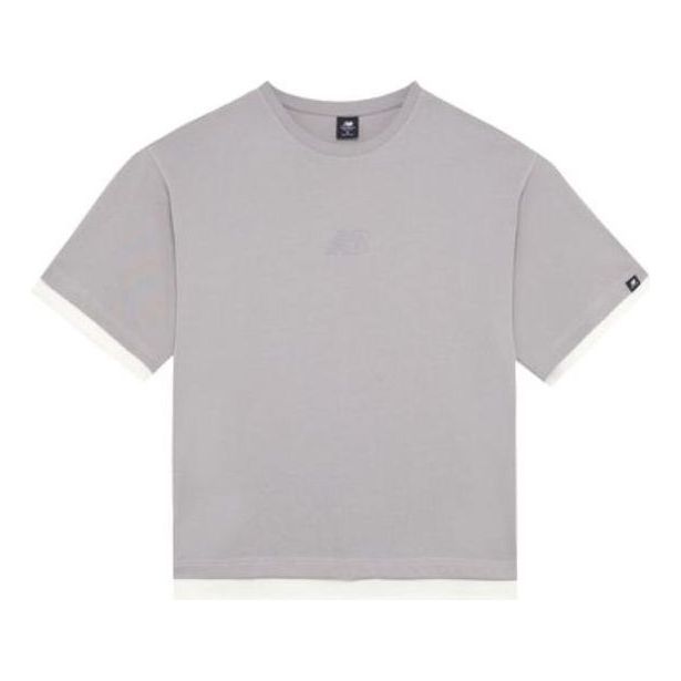 New Balance Sport Classic T-Shirt 'Grey White' AMT22363-SDE sold by KicksCrew