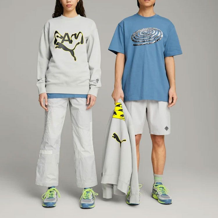 PUMA X Perks And Mini Crewneck Sweatshirt 'Grey' 620231-10 sold by KicksCrew product image thumbnail 5