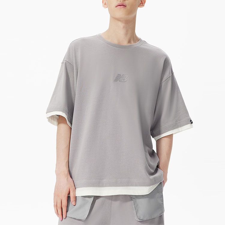 New Balance Sport Classic T-Shirt 'Grey White' AMT22363-SDE sold by KicksCrew product image thumbnail 4