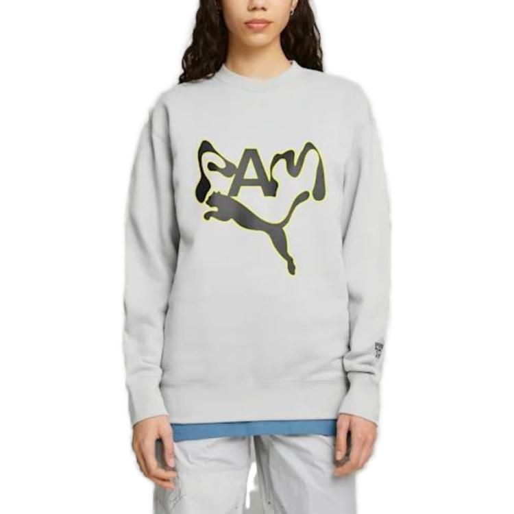 PUMA X Perks And Mini Crewneck Sweatshirt 'Grey' 620231-10 sold by KicksCrew product image thumbnail 3