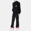 Balenciaga Barcode Crewneck Sweater 'Black' 652981TKVE61070 sold by KicksCrew