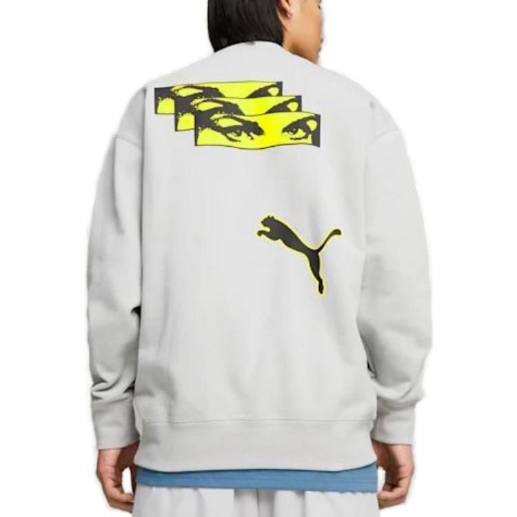 PUMA X Perks And Mini Crewneck Sweatshirt 'Grey' 620231-10 sold by KicksCrew product image thumbnail 4