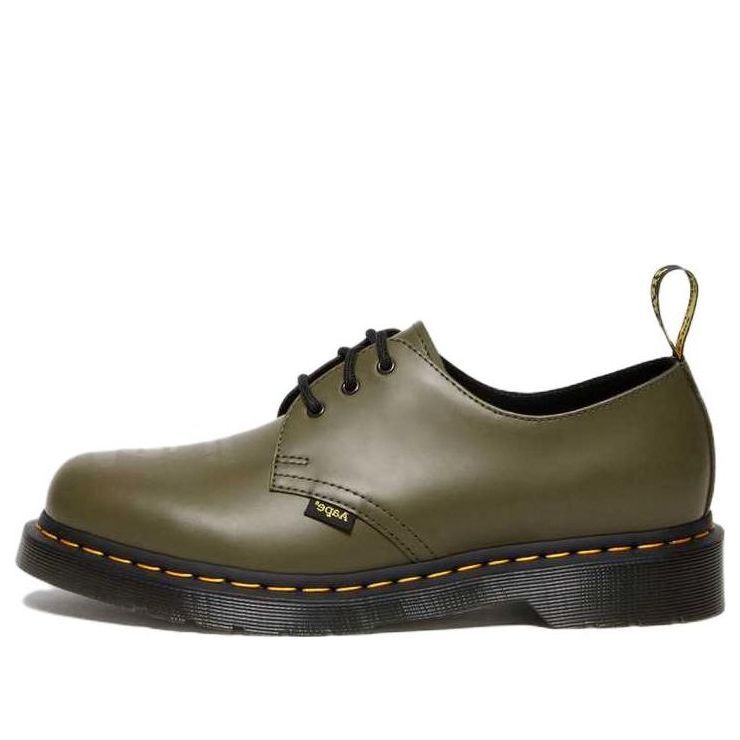 Dr.Martens 1461 AAPE Smooth Leather Oxford Shoes 'Olive Green' 27984355 sold by KicksCrew