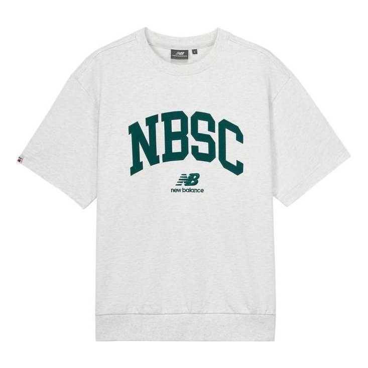 New Balance Logo T-Shirt 'White Green' 5CD25353-OA sold by KicksCrew