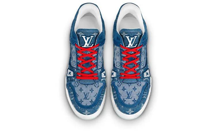 LOUIS VUITTON Trainers 'China Exclusive Denim Blue Red' 1A8TSK sold by KicksCrew product image thumbnail 3