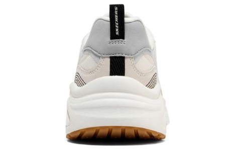 (WMNS) Skechers D'lites Wave Sneakers 'Beige White Blue' 149389-NTBK sold by KicksCrew
