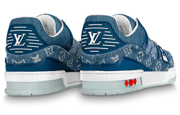 LOUIS VUITTON Trainers 'China Exclusive Denim Blue Red' 1A8TSK sold by KicksCrew product image thumbnail 4