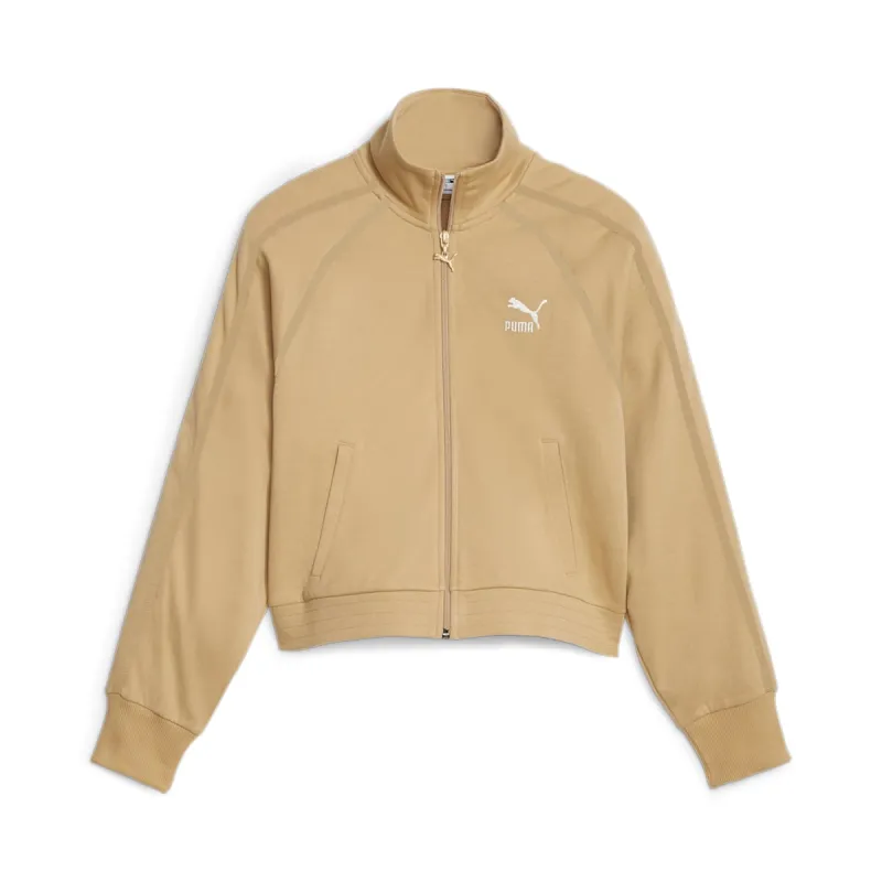 (WMNS) PUMA T7 Track Jacket 'Tan' 621464-84 sold by KicksCrew