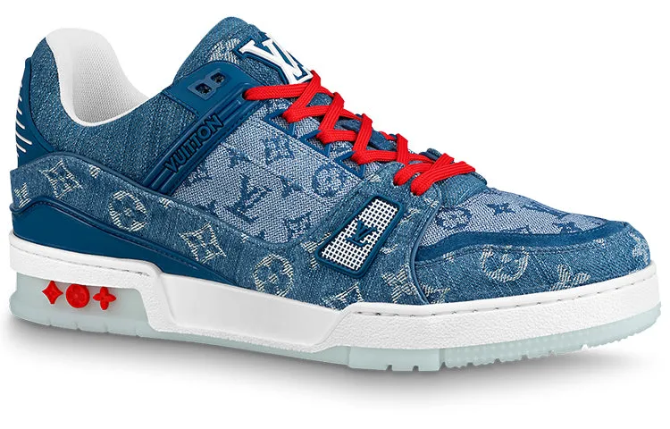 LOUIS VUITTON Trainers 'China Exclusive Denim Blue Red' 1A8TSK sold by KicksCrew product image thumbnail 2