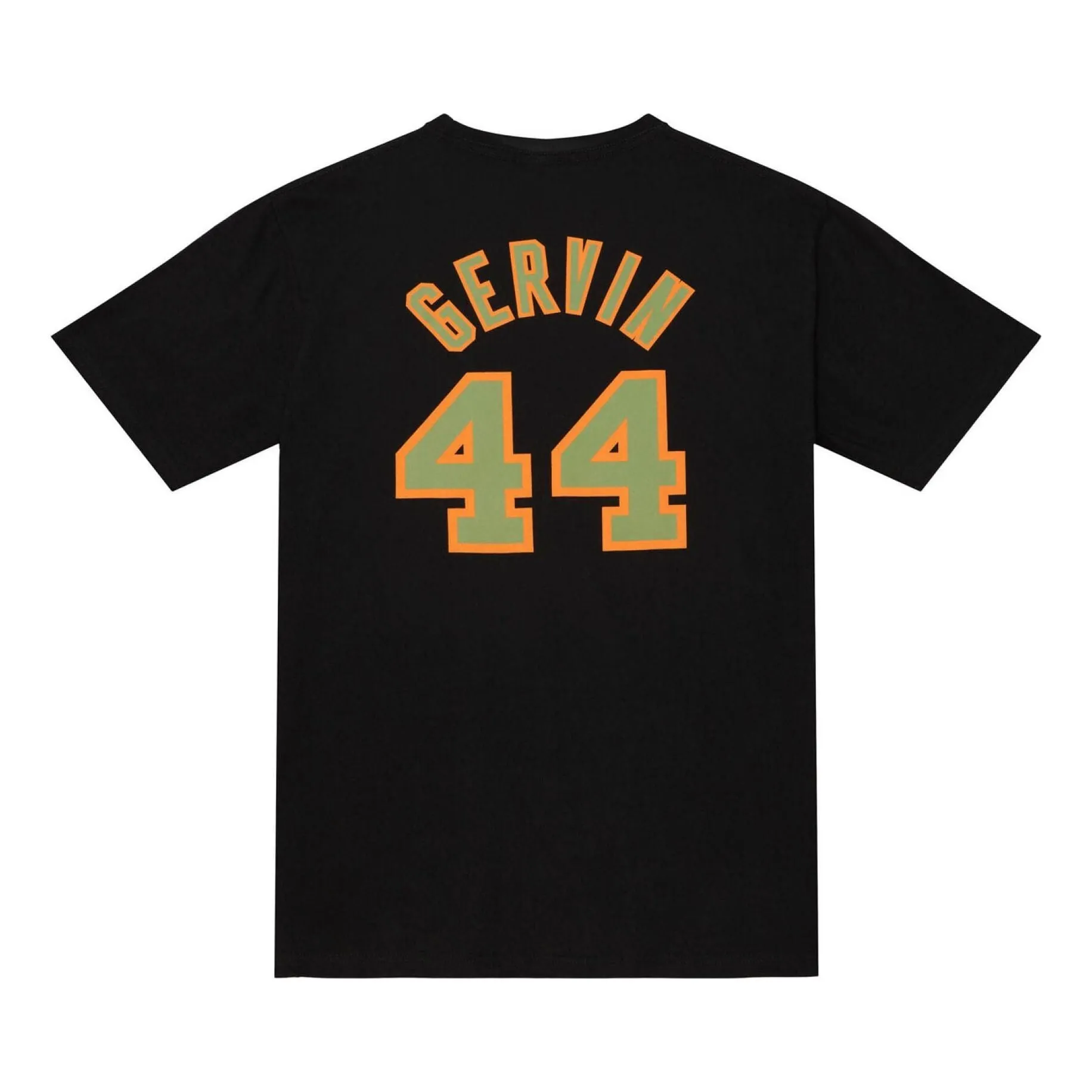 Mitchell & Ness x NBA San Antonio Spurs Script T-shirt 'George Gervin 44' BNN3DP22083-SASBLCKGGE sold by KicksCrew product image thumbnail 2