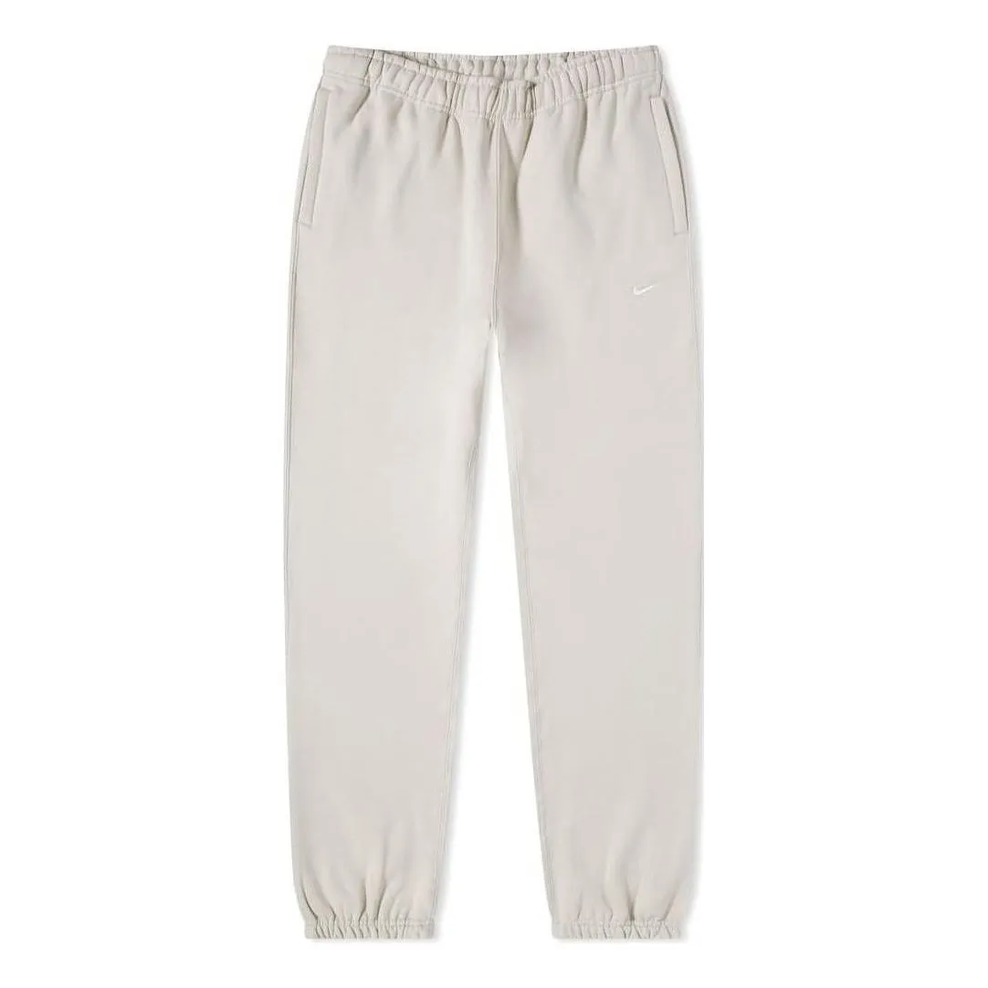 (WMNS) Nike Solo Swoosh Sweatpants 'Light Bone White' CW5565-072 sold by KicksCrew