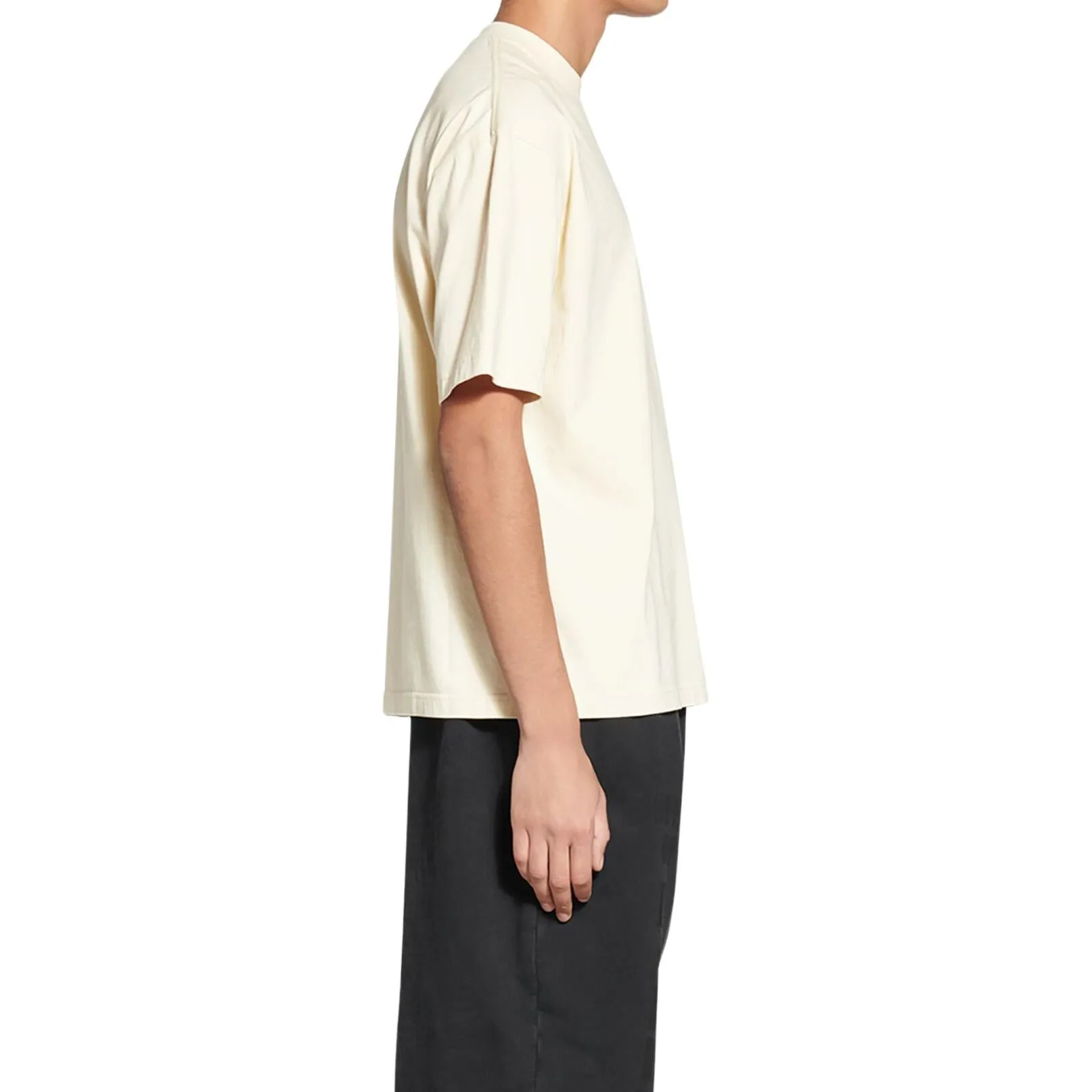 Balenciaga BB Paris Icon T-Shirt Medium Fit 'Light Beige Black' 612966TMVG79069 sold by KicksCrew product image thumbnail 5