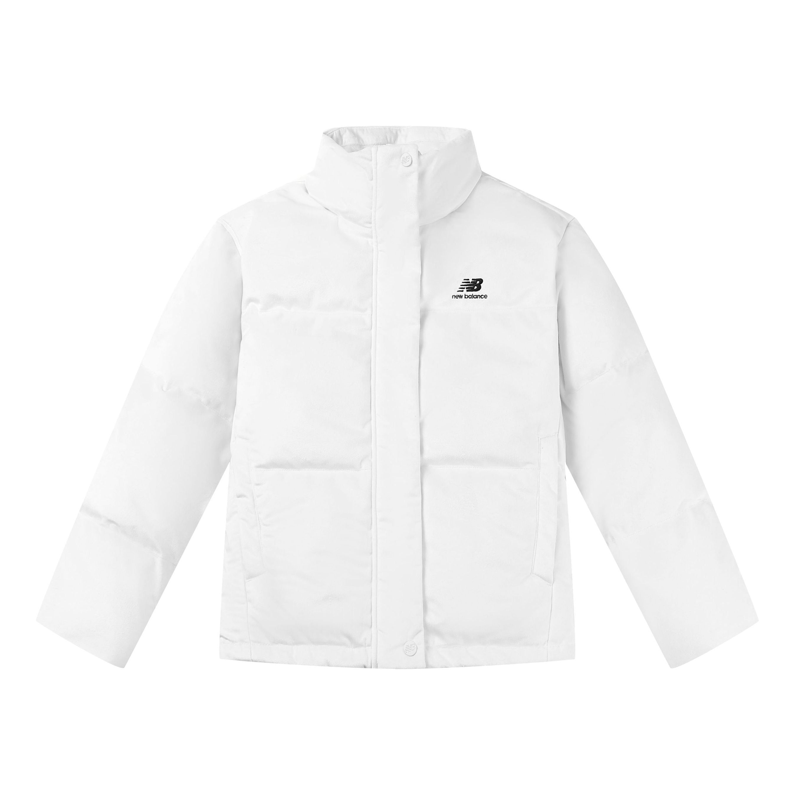 (WMNS) New Balance Classic Puffer Jacket 'White' 5PC44182-IV sold by KicksCrew