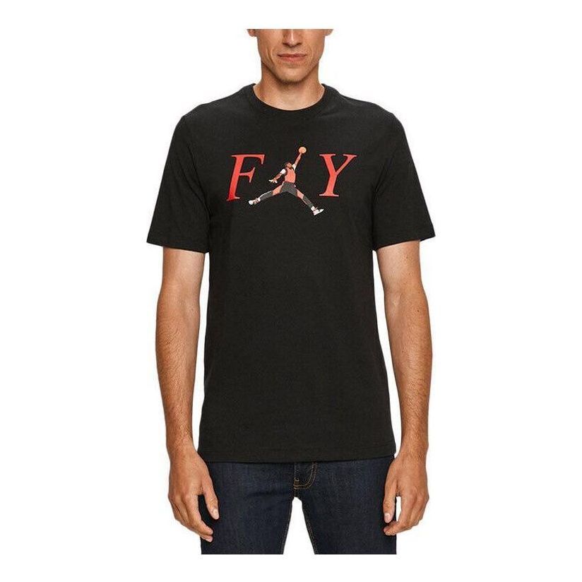 Air Jordan Graphic Fly T-Shirt 'Black' CN3598-010 sold by KicksCrew