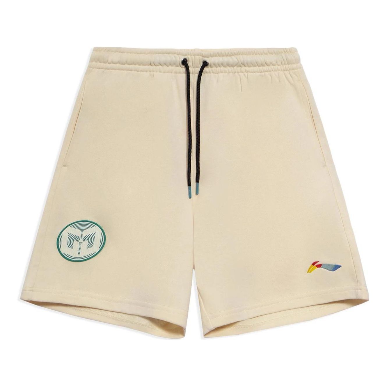 Li-Ning CJ McCollum Graphic Shorts 'Beige' AKSR903-1 sold by KicksCrew