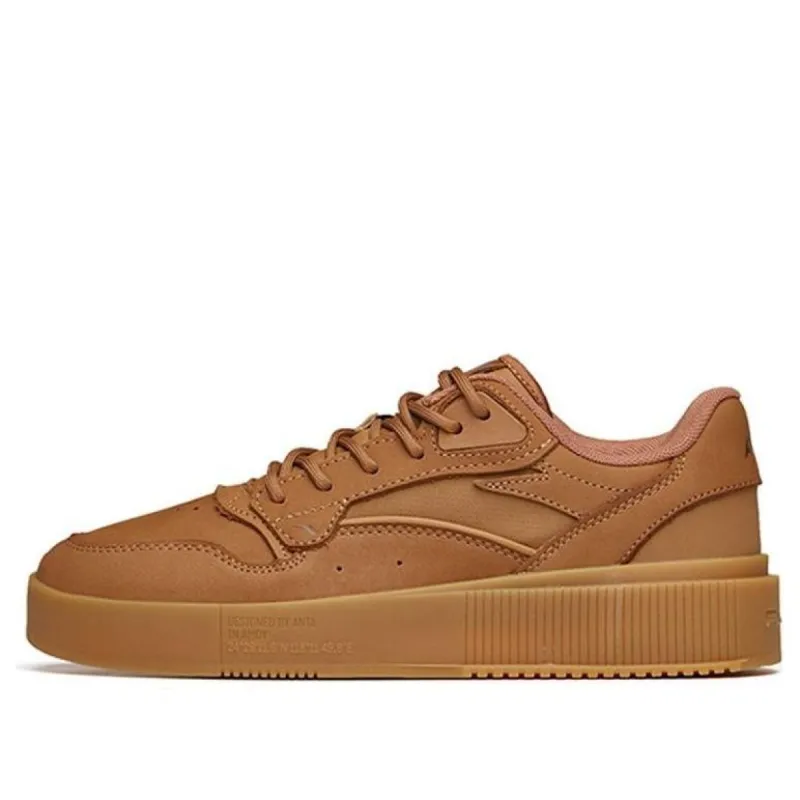 ANTA Lifestyle Skate Shoes 'Tan' 112148073-2 sold by KicksCrew