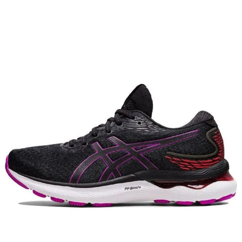 (WMNS) ASICS Gel-Nimbus 24 Wide 'Black Orchid' 1012B199-004 sold by KicksCrew