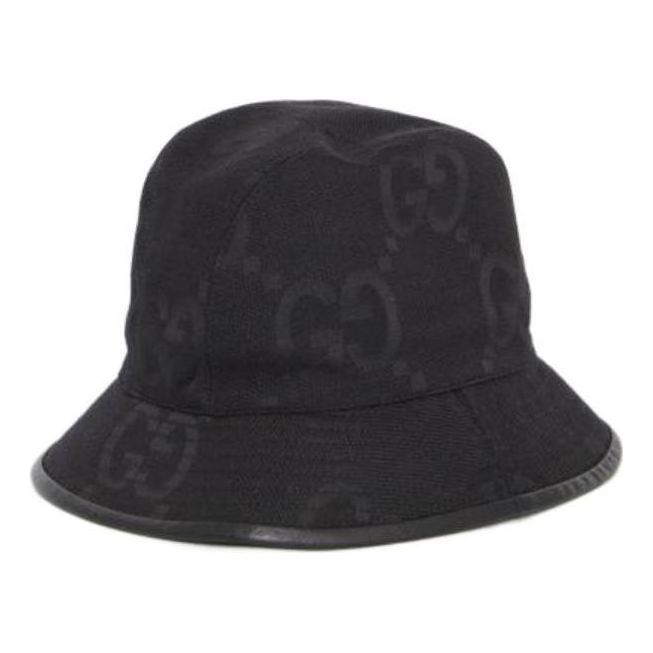 Gucci Jumbo GG Bucket Hat 'Black' 7275634HAVS1060 sold by KicksCrew