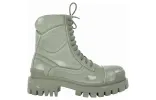 Balenciaga Combat Strike Boots 'Washed Green Cotton' 694042W2H113300 sold by KicksCrew