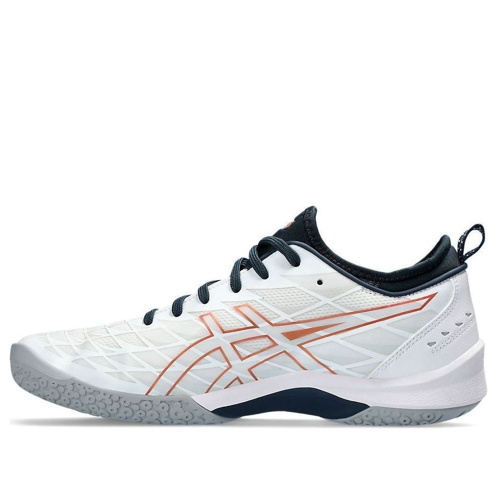 ASICS Blast FF 3 Badminton Shoes 'White Pure Bronze' 1073A069-960 sold by KicksCrew