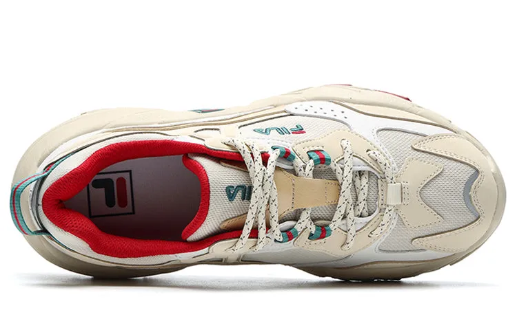 (WMNS) FILA Disruptor 2 Sneakers 'Beige White Red' F12W216132FAN sold by KicksCrew product image thumbnail 4