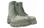 Balenciaga Combat Strike Boots 'Washed Green Cotton' 694042W2H113300 sold by KicksCrew