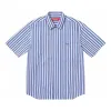 Supreme Loose Fit Multi Stripe S/S Shirt 'Teal' SUP-SS24-215 sold by KicksCrew