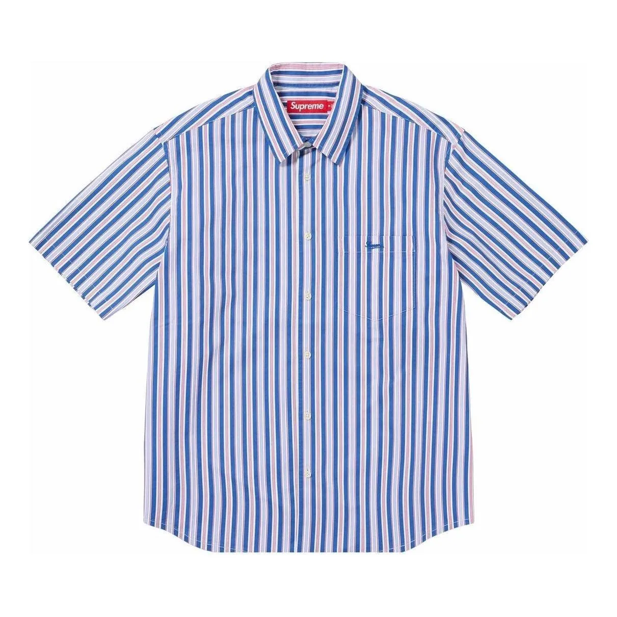 Supreme Loose Fit Multi Stripe S/S Shirt 'Teal' SUP-SS24-215 sold by KicksCrew