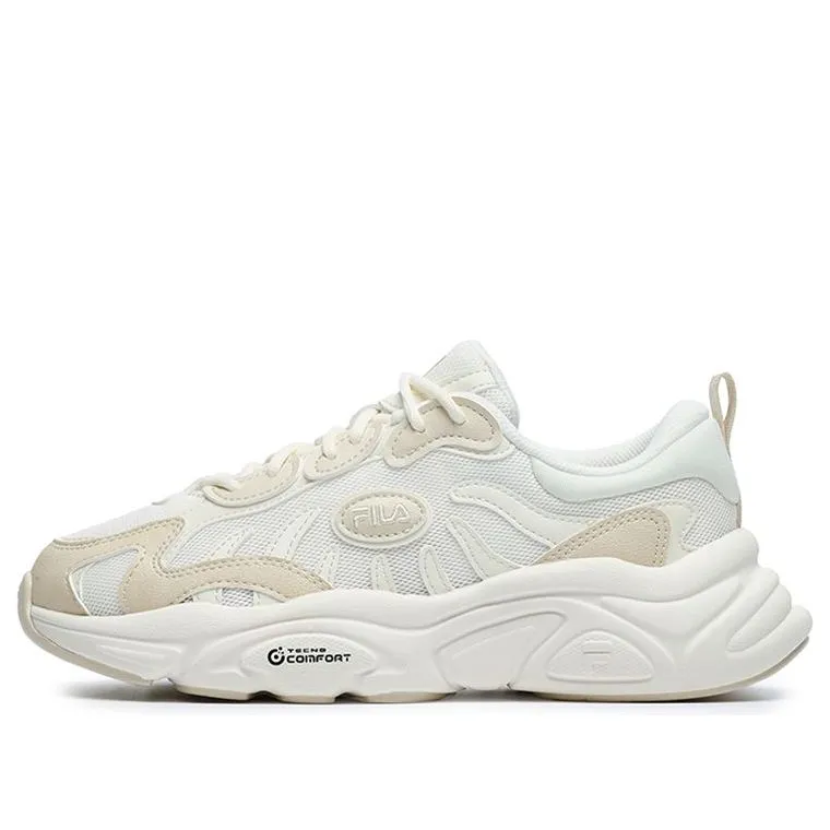 (WMNS) FILA Keppler Sneakers 'White Beige' F12W232129FWG sold by KicksCrew