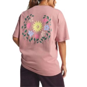 (WMNS) Converse Floral Graphic Crew Tee 'Pink' 10025213-A03 sold by KicksCrew