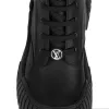 (WMNS) LOUIS VUITTON LV Circle Ruby Flat Ranger Boots 'Black with Brown Monogram' 1AB12T sold by KicksCrew