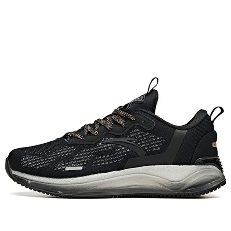 (WMNS) ANTA Running Series Sneakers 'Elastic Black Rose Gold' 122045501-1 sold by KicksCrew