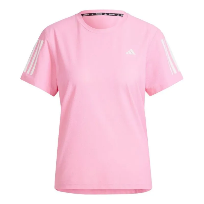 (WMNS) adidas Own The Run T-Shirt 'Pink' BK1592 sold by KicksCrew