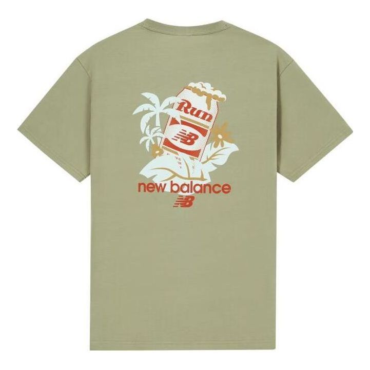 New Balance Athletics Casual Graphic Tee 'Green' AMT32365-FUG sold by KicksCrew