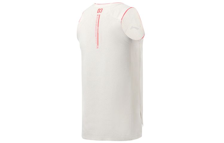 Li-Ning Athletics Sport Portland Jersey 'White Pink' AAYR241-1 sold by KicksCrew product image thumbnail 2