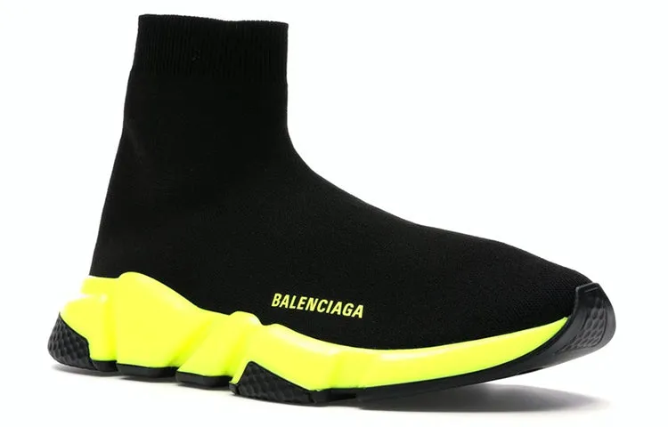 Balenciaga Speed 1.0 Sneakers 'Black Neon Yellow' 567042W05G01000 sold by KicksCrew product image thumbnail 3