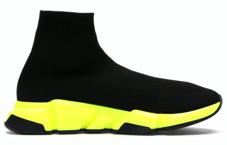 Balenciaga Speed 1.0 Sneakers 'Black Neon Yellow' 567042W05G01000 sold by KicksCrew product image thumbnail 2