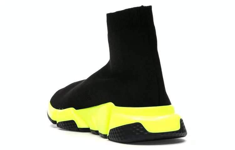Balenciaga Speed 1.0 Sneakers 'Black Neon Yellow' 567042W05G01000 sold by KicksCrew product image thumbnail 4