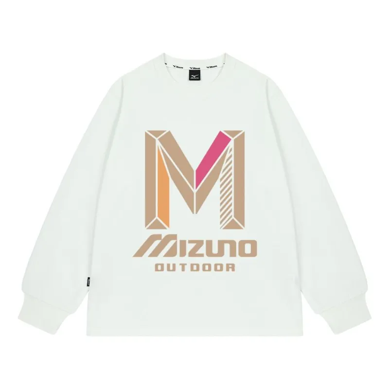 Mizuno Graphic Casual Long Sleeve T-shirt 'White' A2CA2A80 sold by KicksCrew