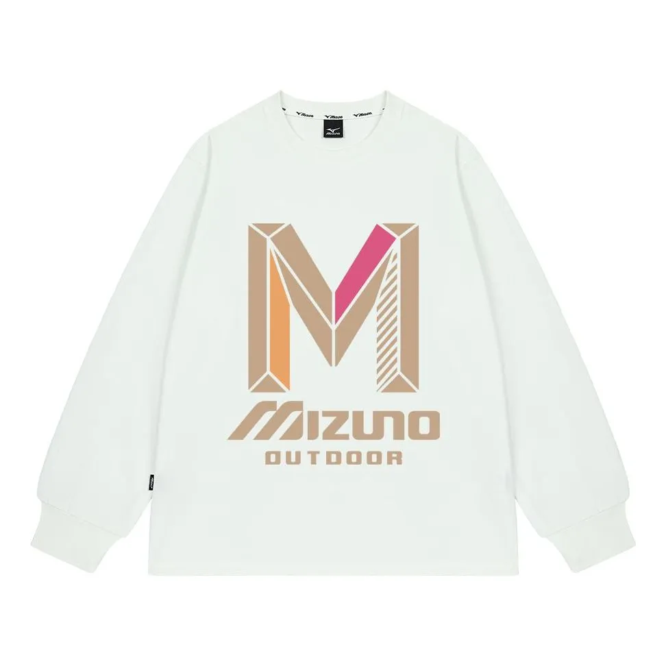 Mizuno Graphic Casual Long Sleeve T-shirt 'White' A2CA2A80 sold by KicksCrew