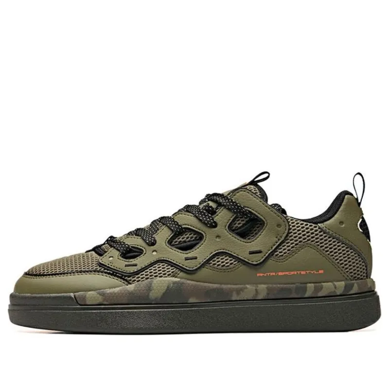 ANTA Skateboarding Series Sneakers 'Khaki Green' 11938043-4 sold by KicksCrew