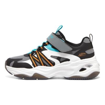 (GS) Skechers DLITES 4.0 'Black Green White' 405236L-CCMT sold by KicksCrew