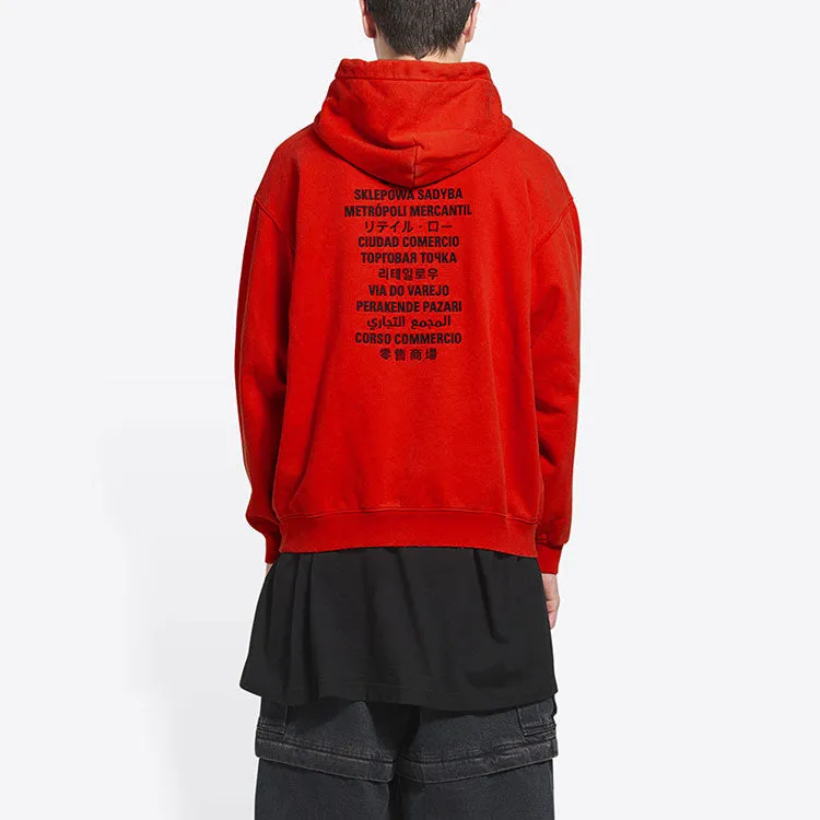 Balenciaga x FORTNITE Hoodie Medium Fit 'Red' 600583TLVO46506 sold by KicksCrew product image thumbnail 5